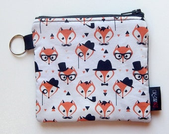 Fox, Coin Purse, Wallet, Best Gift, Foxes, Keychain, Gift for Mom, Gifts for Friends, Gift for Sister, Wallet Women, Cute Wallet Women, Bags