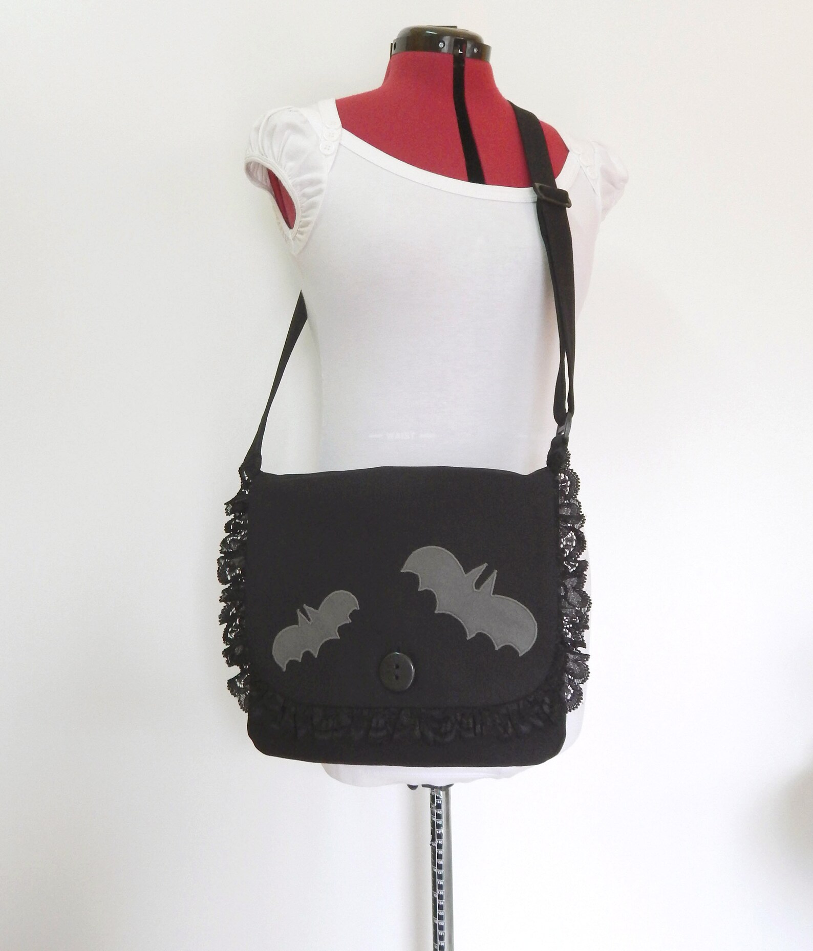Bat Purse Gothic Crossbody Bag Gothic Bat Etsy