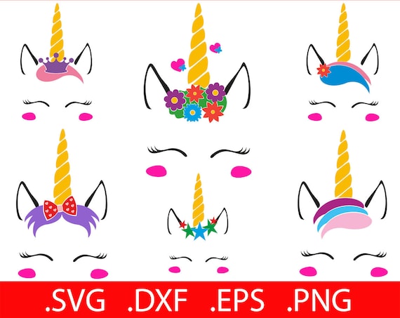 Download Flower Unicorn SVG Files Unicorn SVG Unicorn Face SVG ...