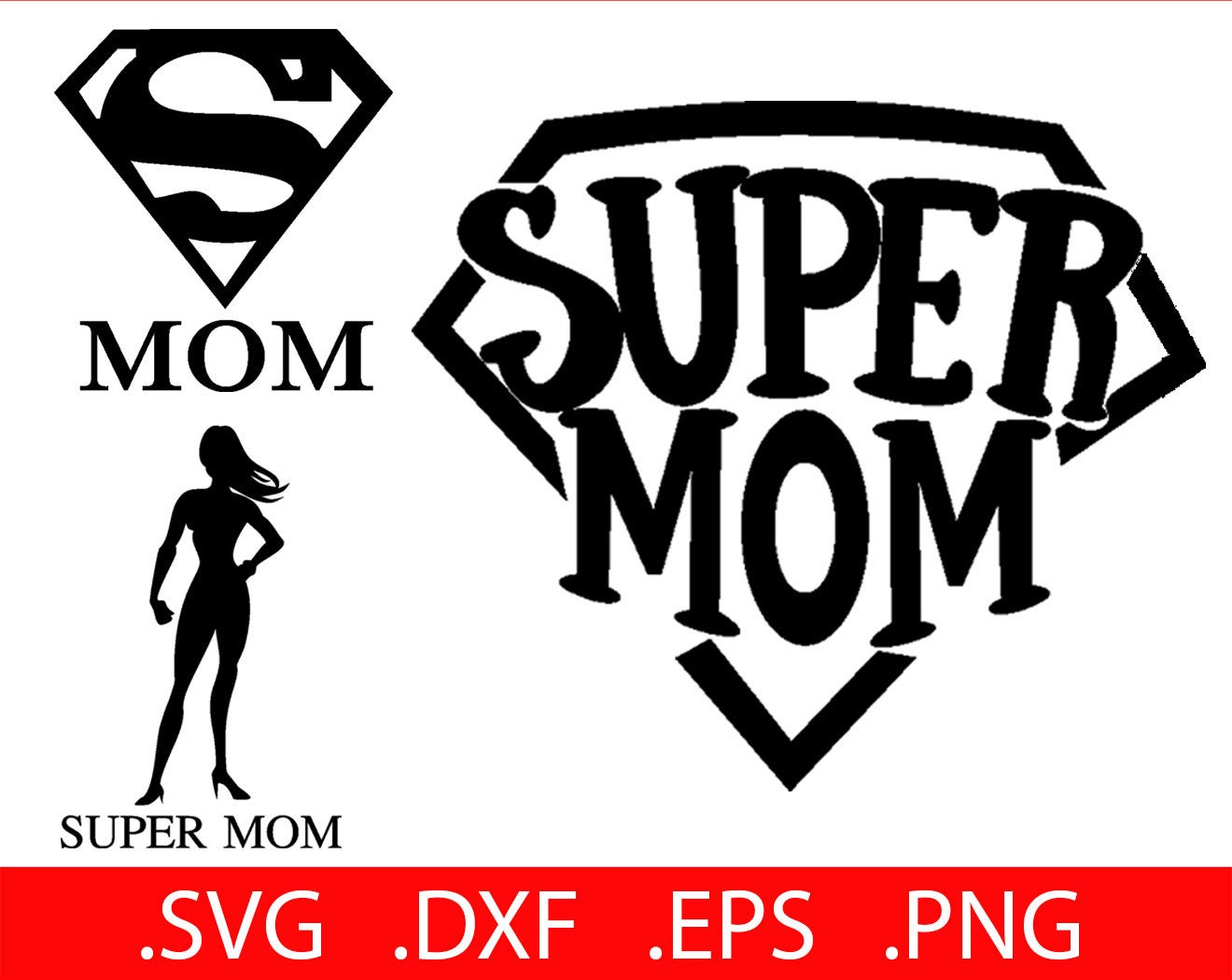 Download Super Mom SVG Files Super Mom SVG | Etsy