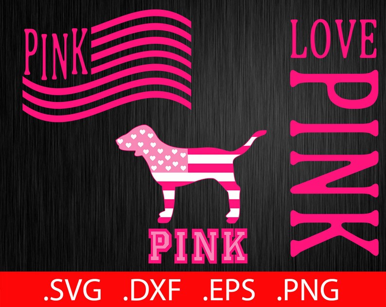 Download Bundle Love Pink SVG File Love Pink Clip Art Love Pink | Etsy