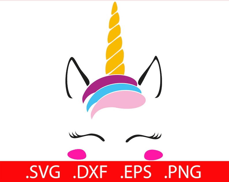 Download Flower Unicorn SVG Files Unicorn SVG Unicorn Face SVG Unicorn | Etsy