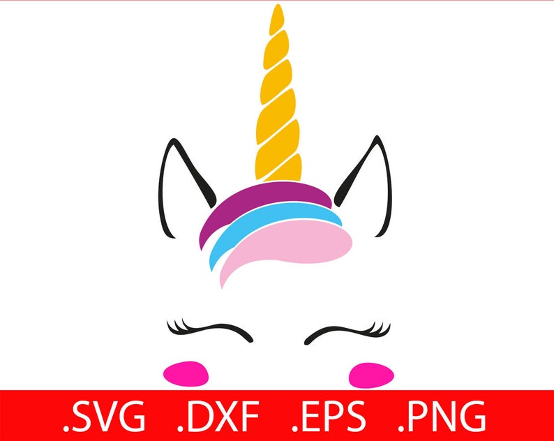 Download Flower Unicorn SVG Files Unicorn SVG Unicorn Face SVG Unicorn | Etsy