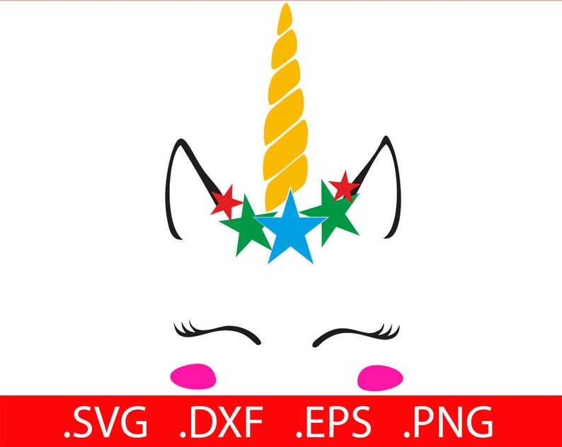 Download Flower Unicorn SVG Files Unicorn SVG Unicorn Face SVG Unicorn | Etsy