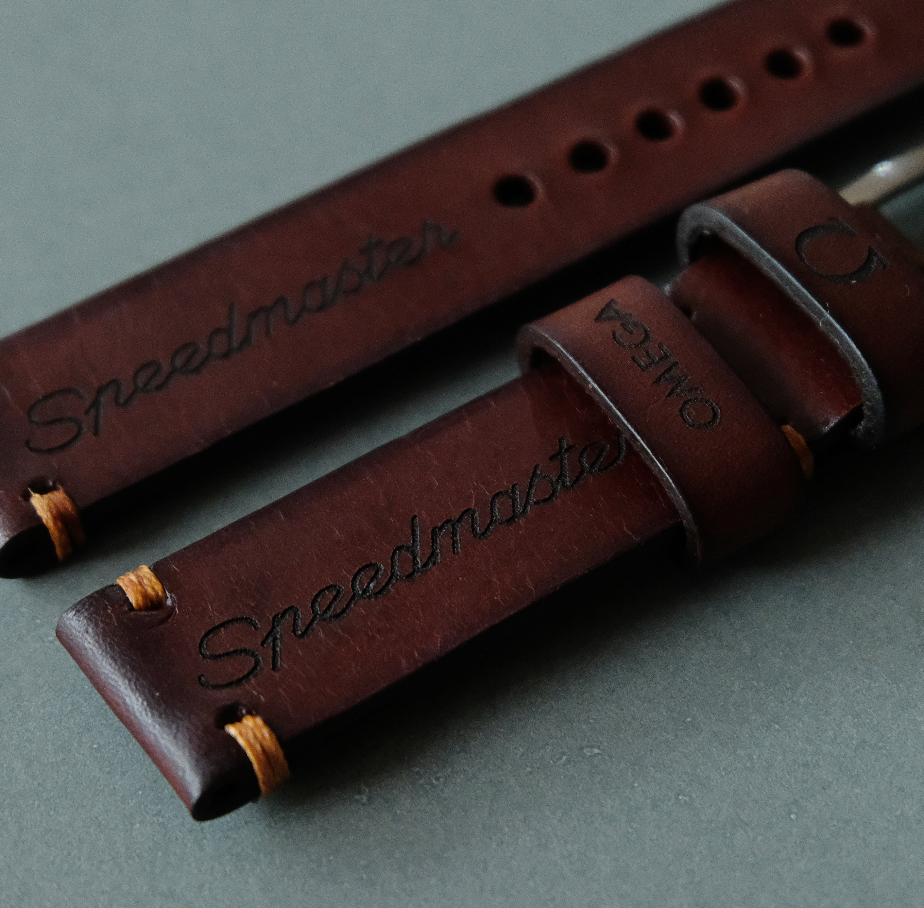Leather Watch Band OMEGA Speedmaster 