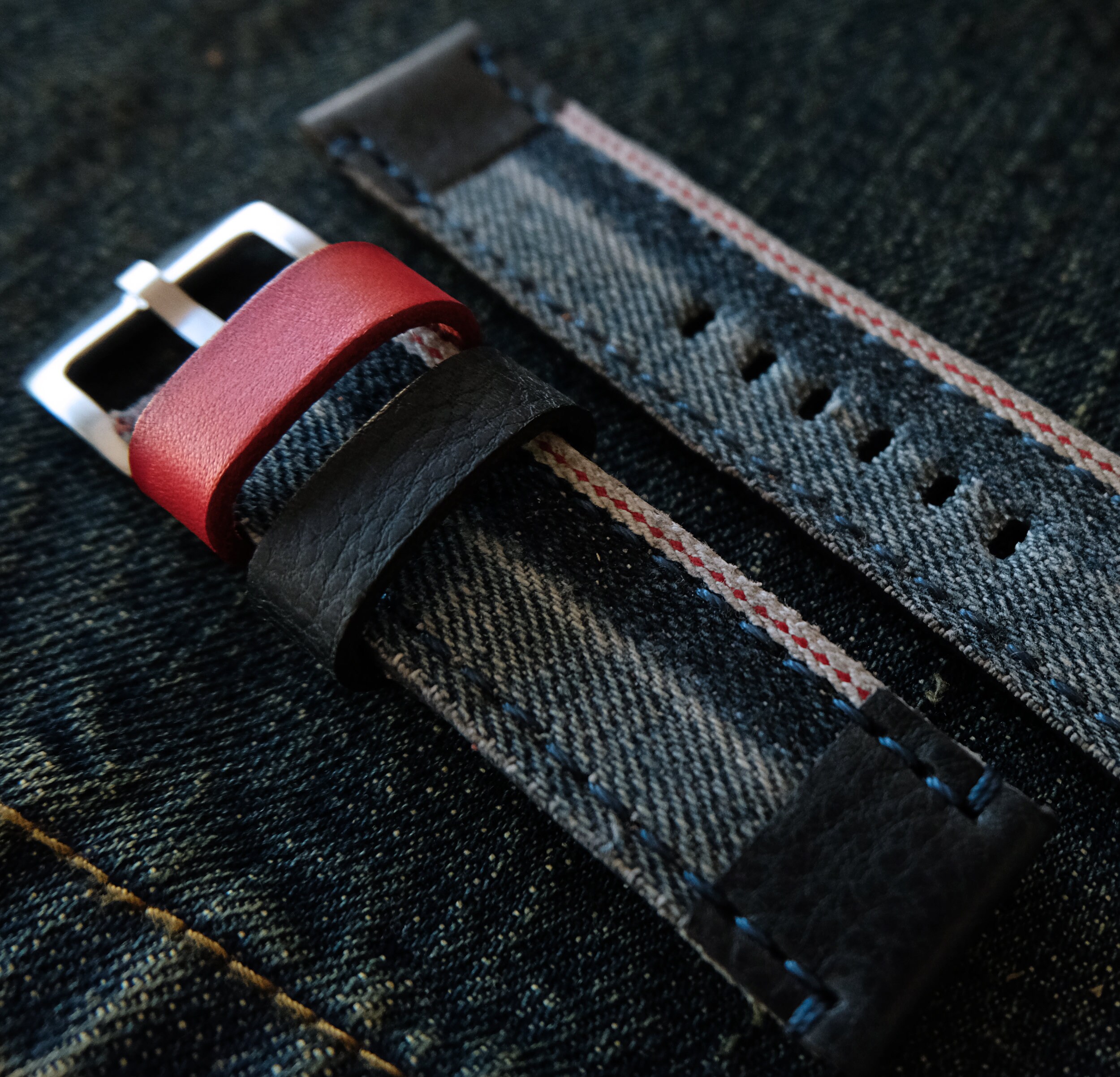 Watch Band Denim fade Watch Strap Jeans Strap Etsy UK