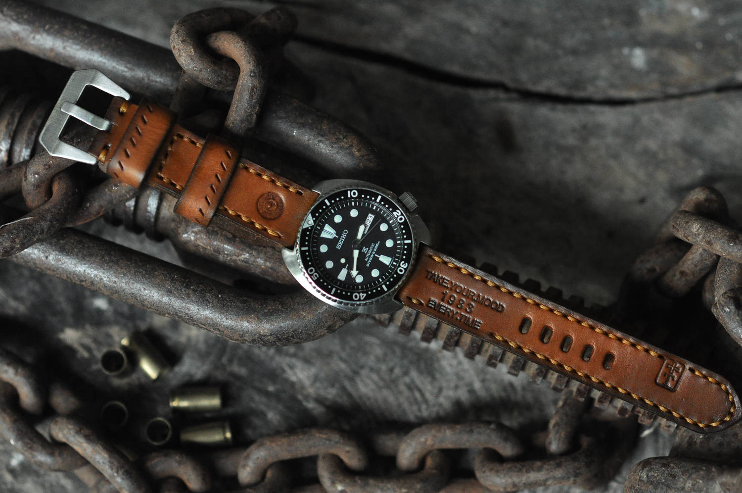 AMMO Watch Strap 20mm 22mm 24 mm. With high quality