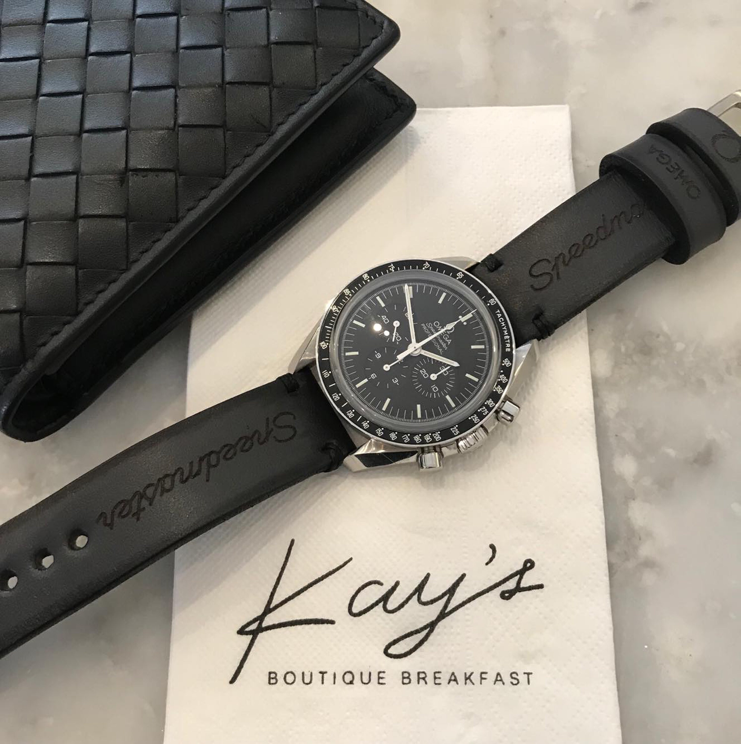 omega speedmaster leather strap