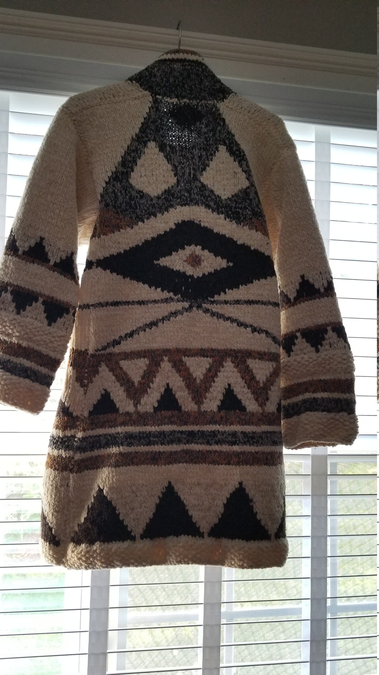 Heavy Wool Indian Blanket Coat Etsy