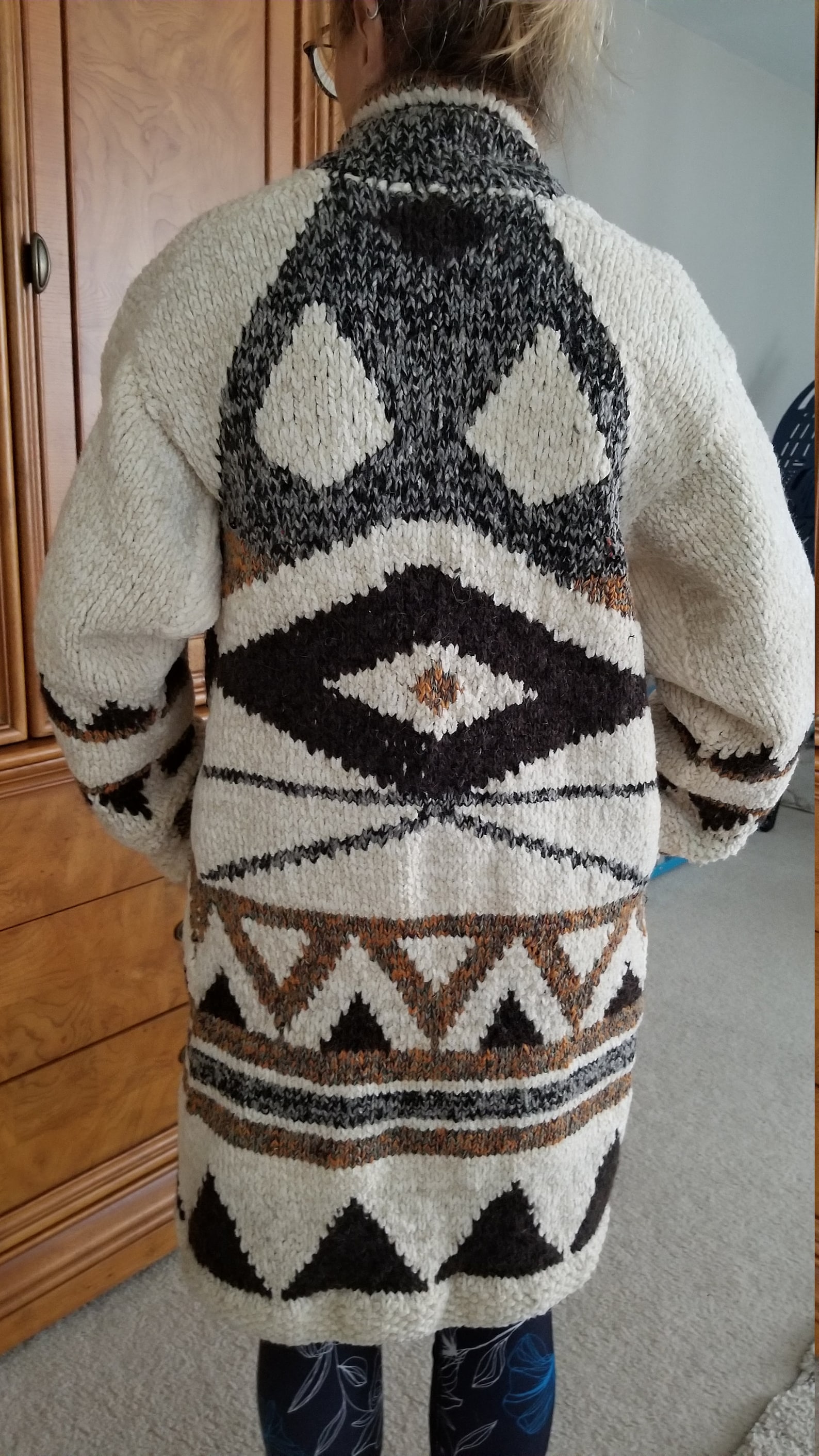 Heavy Wool Indian Blanket Coat Etsy