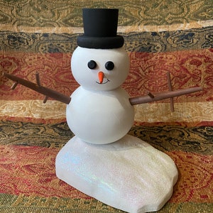 雪だるま ベース付き