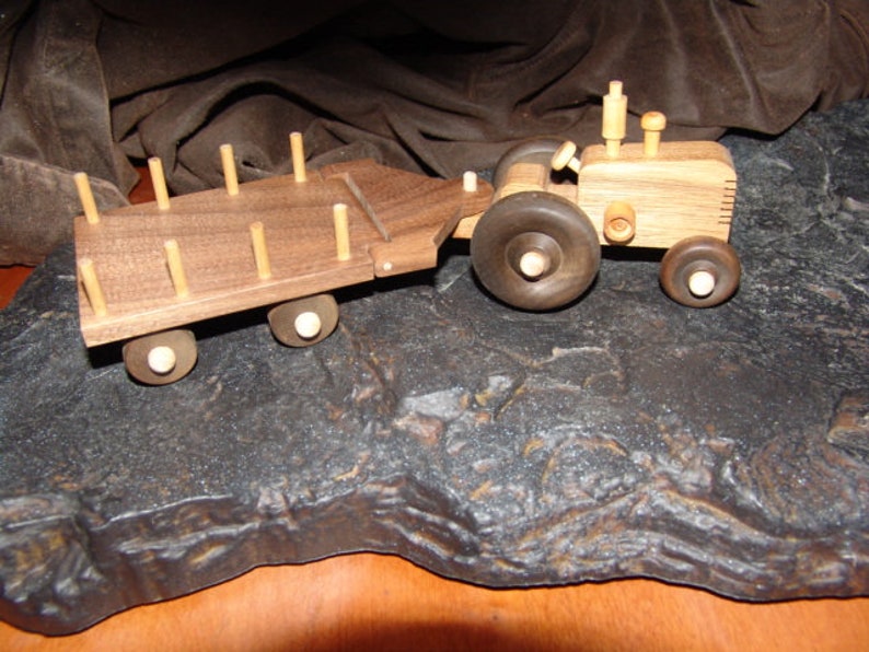 Small Tractor with Trailer