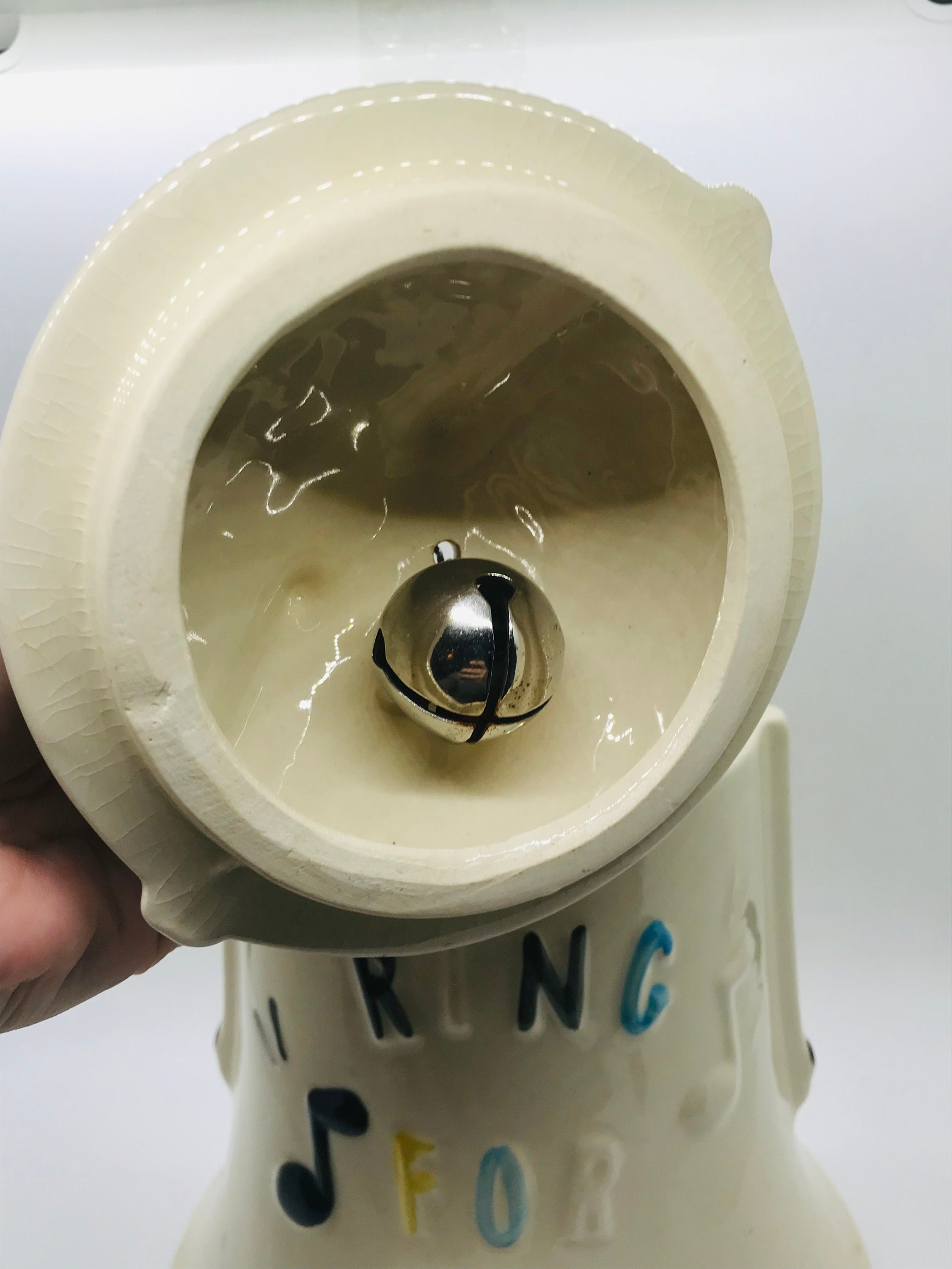 Fabulous Vintage ring for Cookies Bell Cookie Jar With Bell Etsy UK