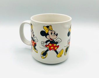 Vintage Minnie Mouse Mug, 1980’s Minnie Mouse Coffee Mug, Made in Korea, Disneyland Coffee Mug, Disney Collectibles, Minnie Mouse Mugs