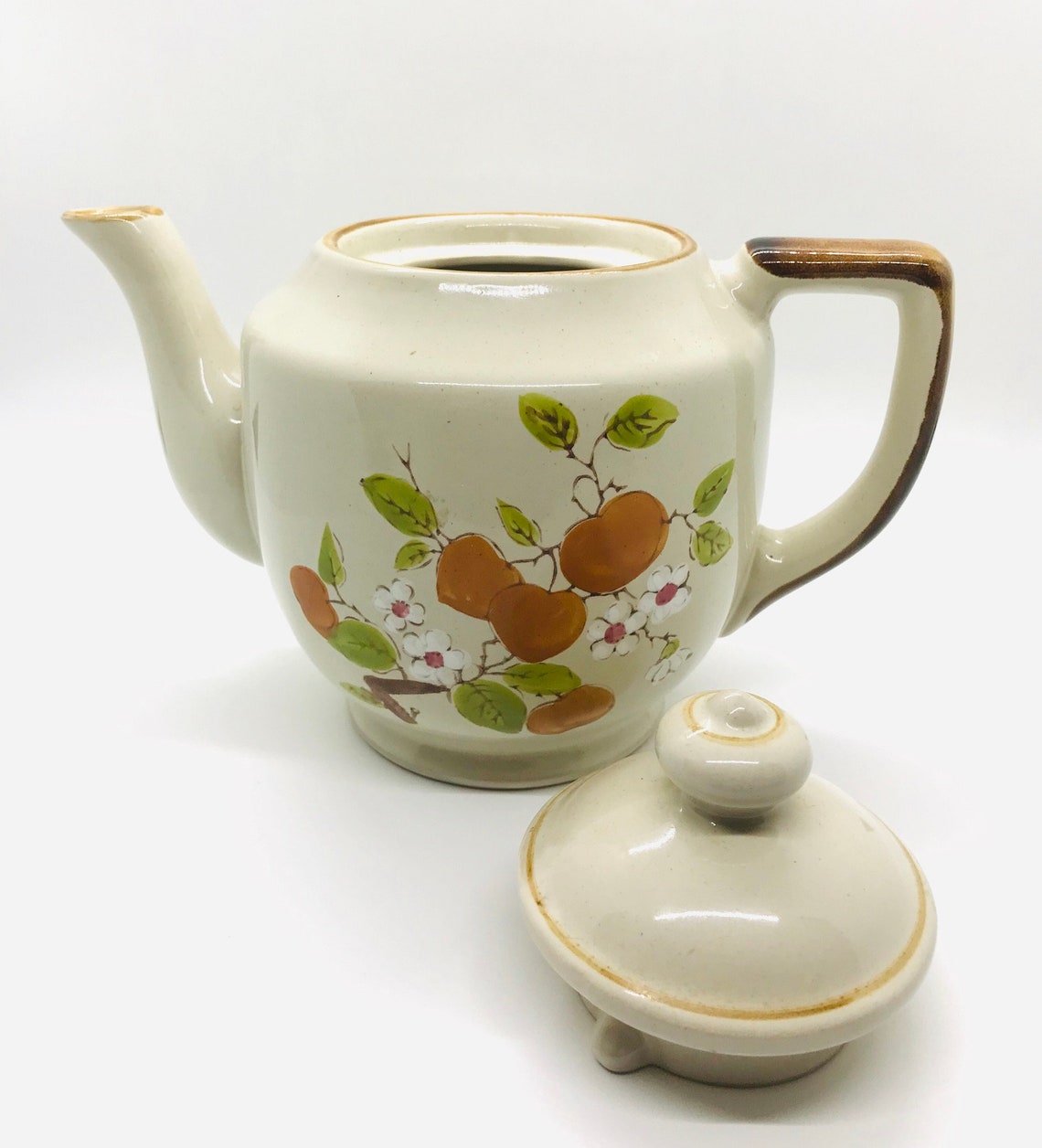 Beautiful Vintage Korean Orchard Tea Pot Vintage Tea Pot Tea Etsy
