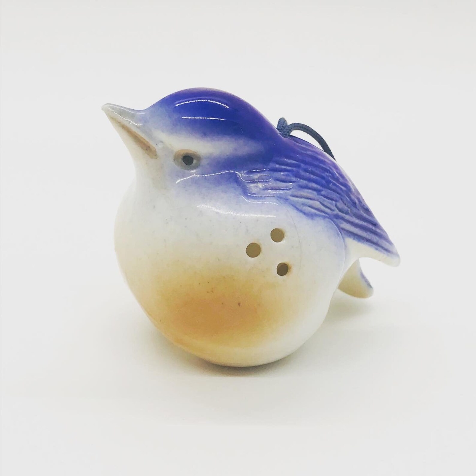 Small Vintage Ceramic Blue Bird Shaker Blue Birds Birds Etsy