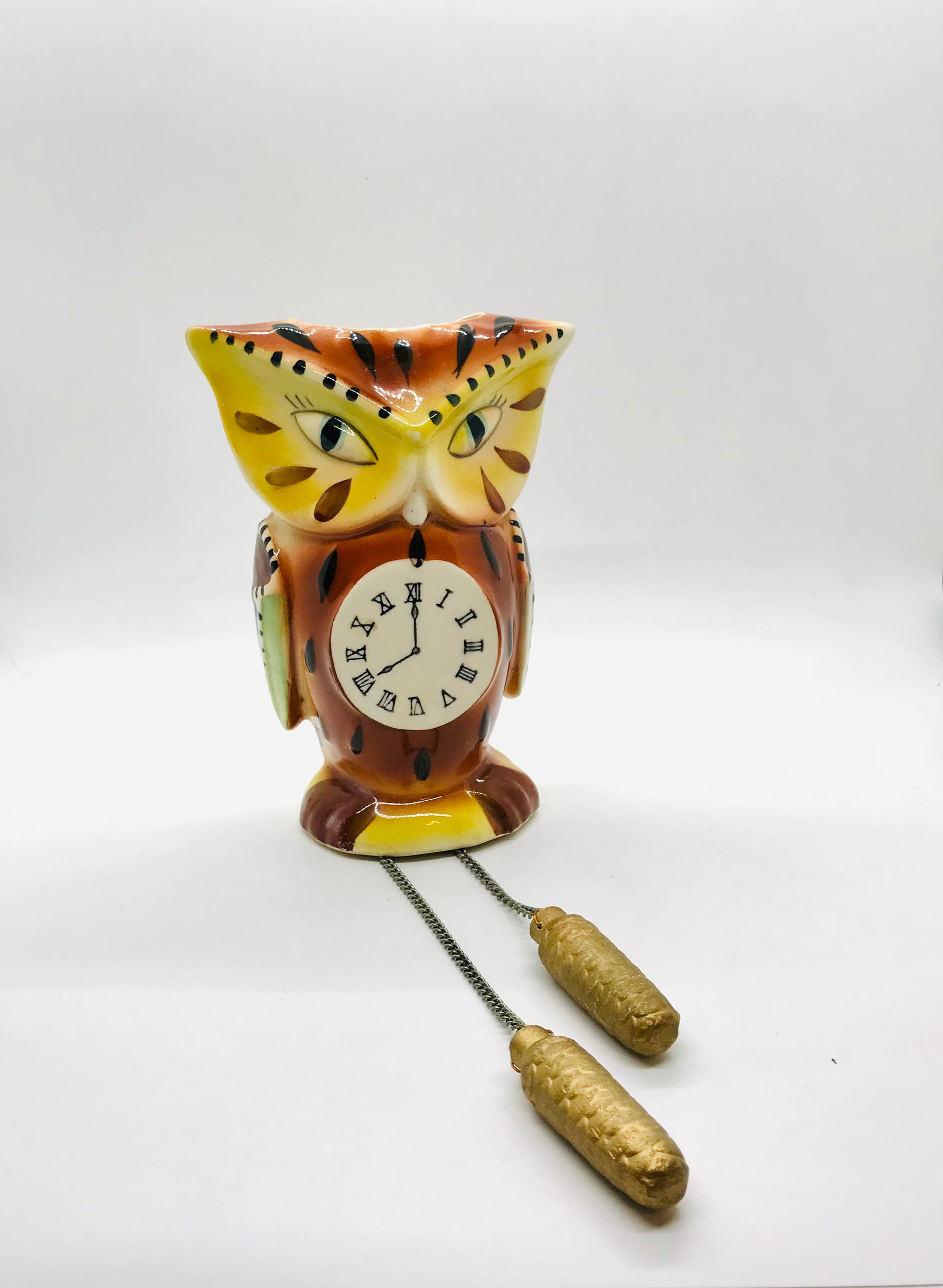 Beautiful Vintage Hanging Owl Wall Pocket, Made in Japan, Vintage Decor, Vintage Owls, Owl Collectib