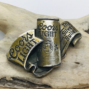 Coors light cheap belt buckle