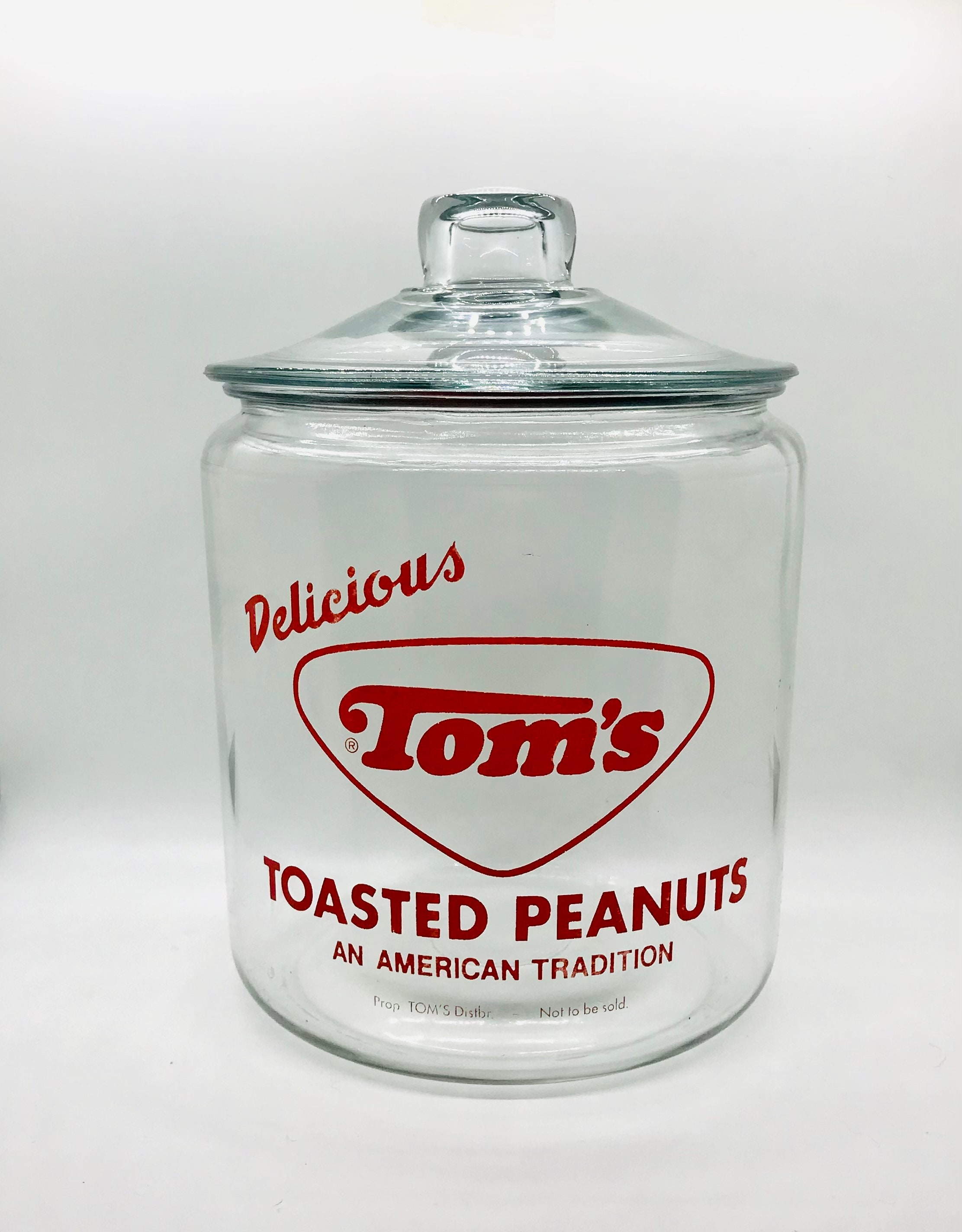 Toms Toasted Peanuts Jar for sale Only 4 left at 65