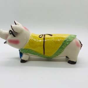 Adorable Vintage Two Ended Piggy Salt and Pepper Shakers, Vintage Pigs, Vintage Salt and Pepper Shakers, Pigs, Pig collector’s, Pig lover