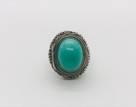 Antique 1920's Genuine Turquoise and Jade Buddha P