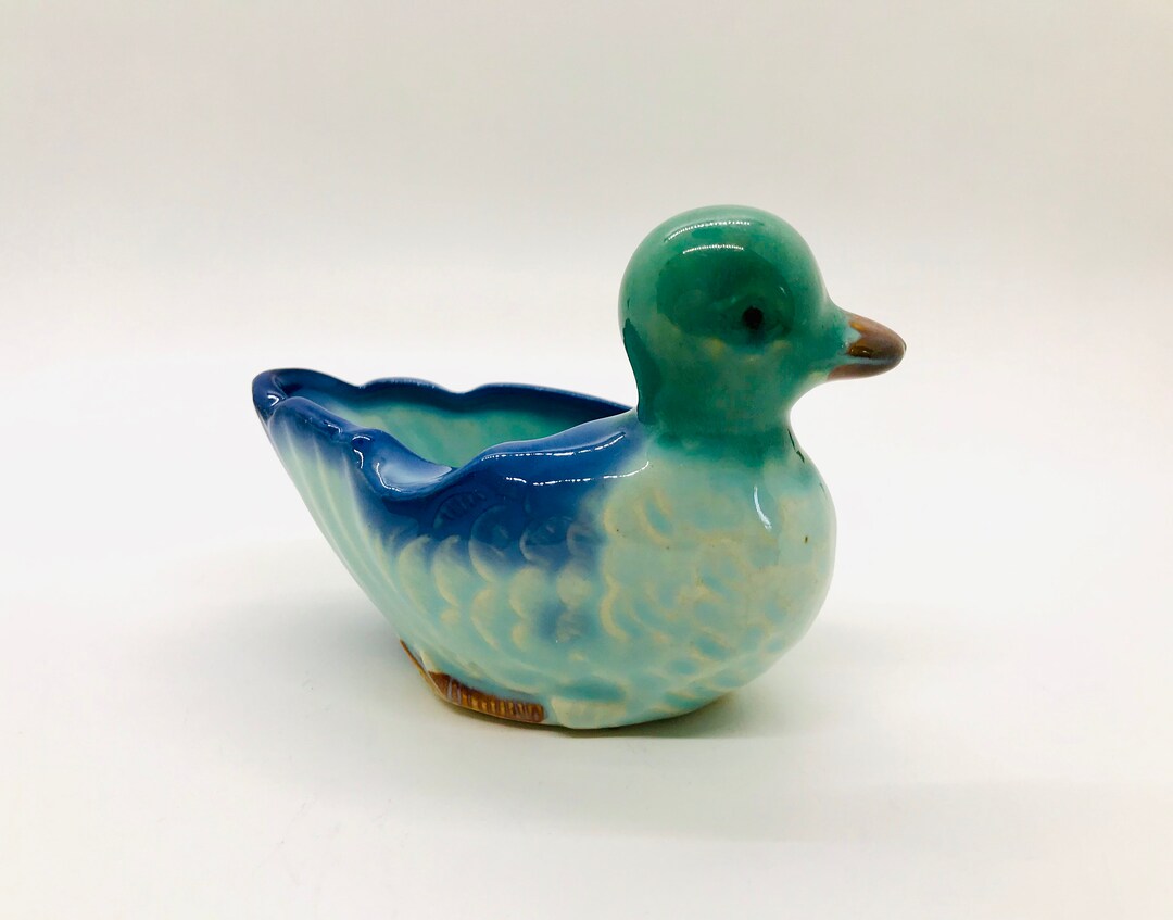 Beautiful Vintage Ceramic Duck Ashtray Made in Occupied Etsy