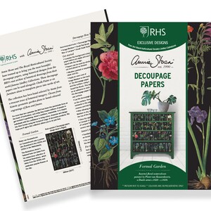 RHS Decoupage Paper Formal Garden