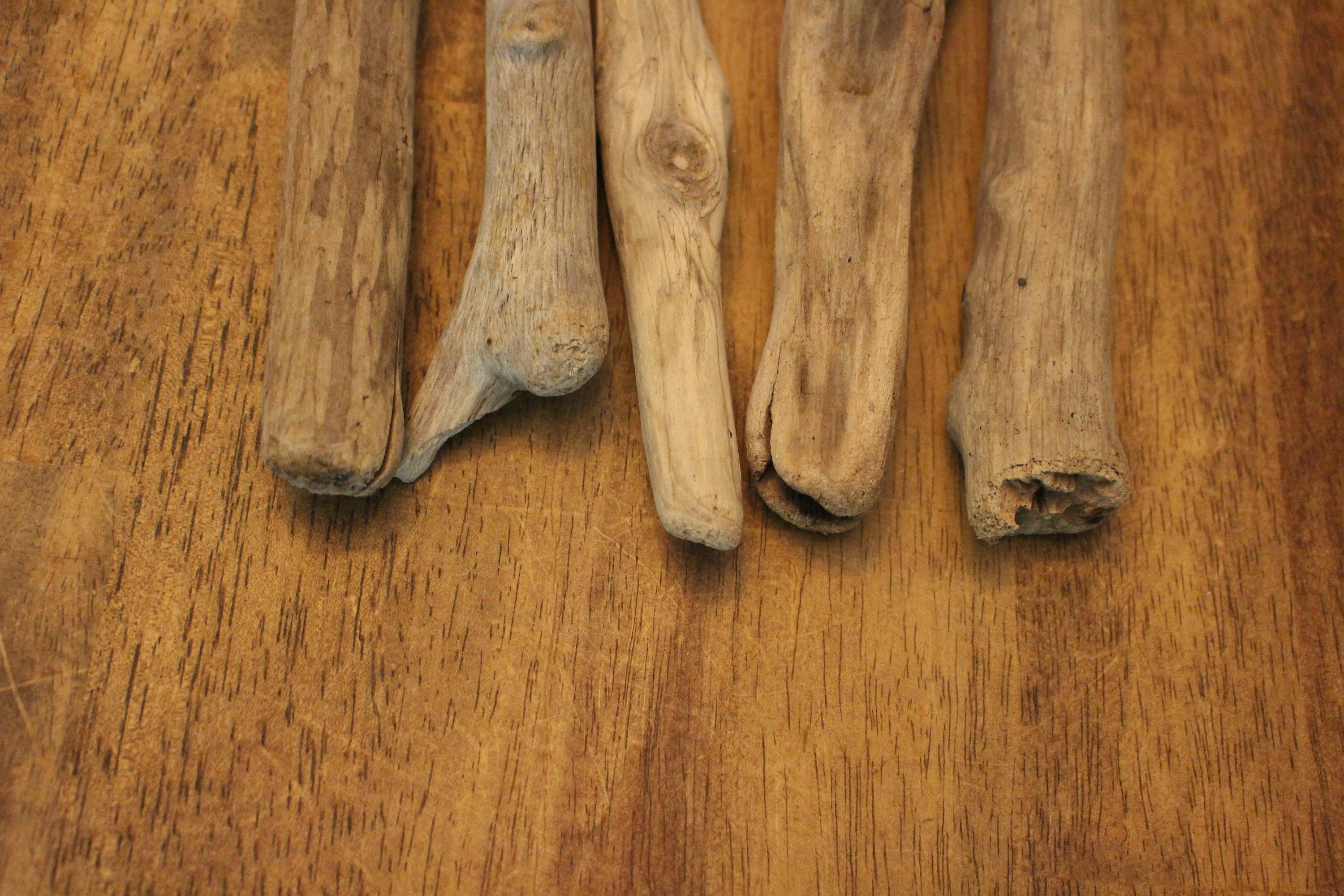 5 piezas de pequeños palos de madera a la deriva de California | Etsy