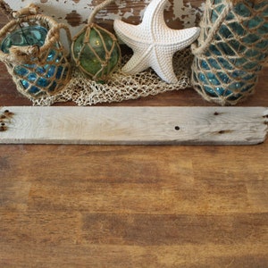1 Large Gray Flat Piece of Driftwood  21&quot; x 3 1/4&quot;&quot; #1146