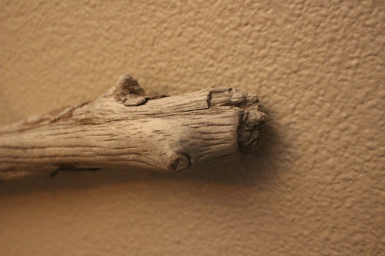 1 Beautiful Large Rustic Prime Macrame Driftwood Stick 53 14 and 1 12 Diameter #1550