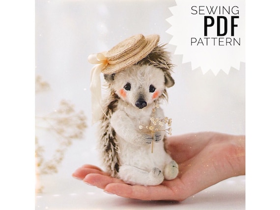 hedgehog plush pattern