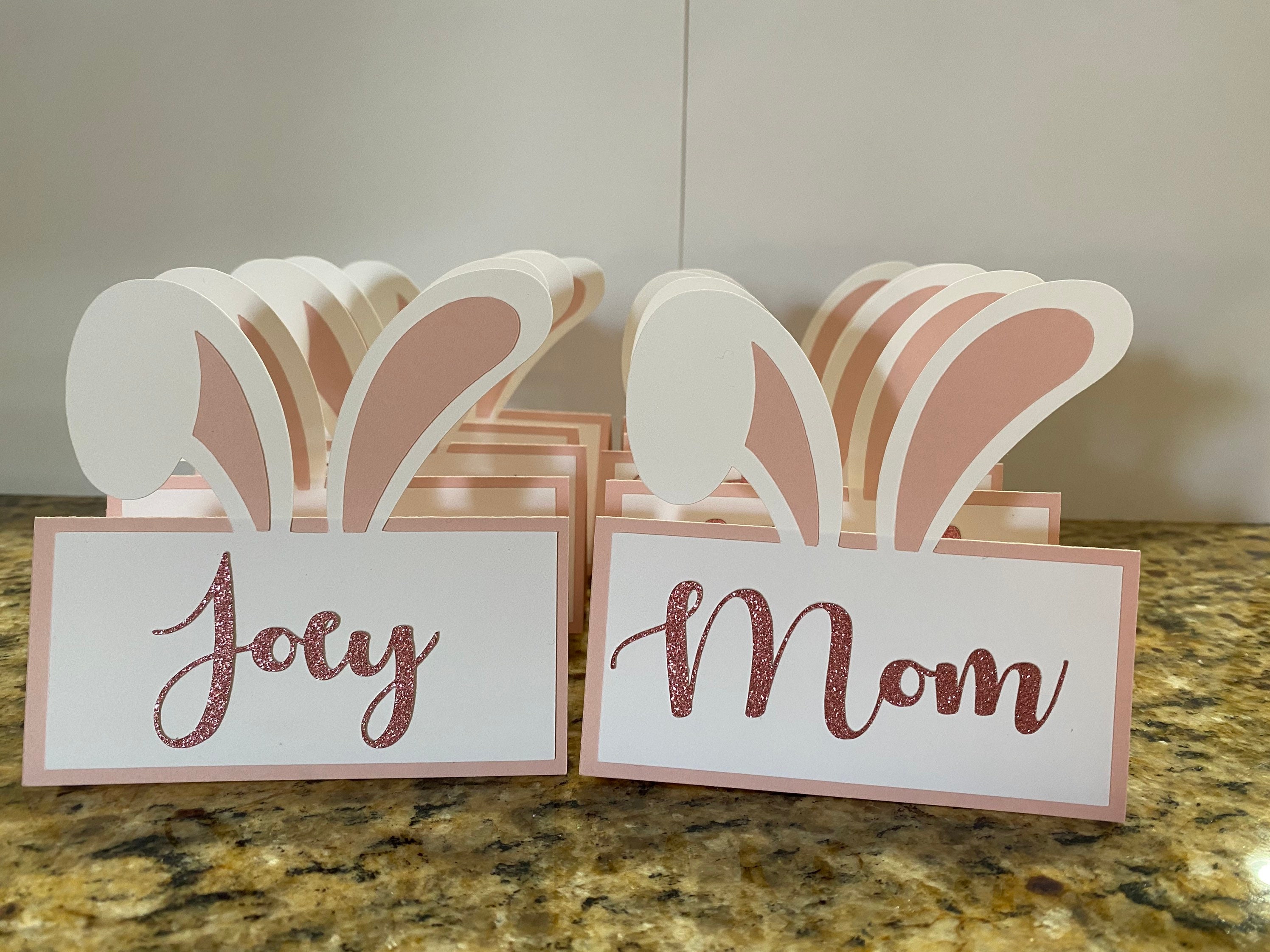 Easter Place cards Bunny Place cards Easter Place cards Etsy