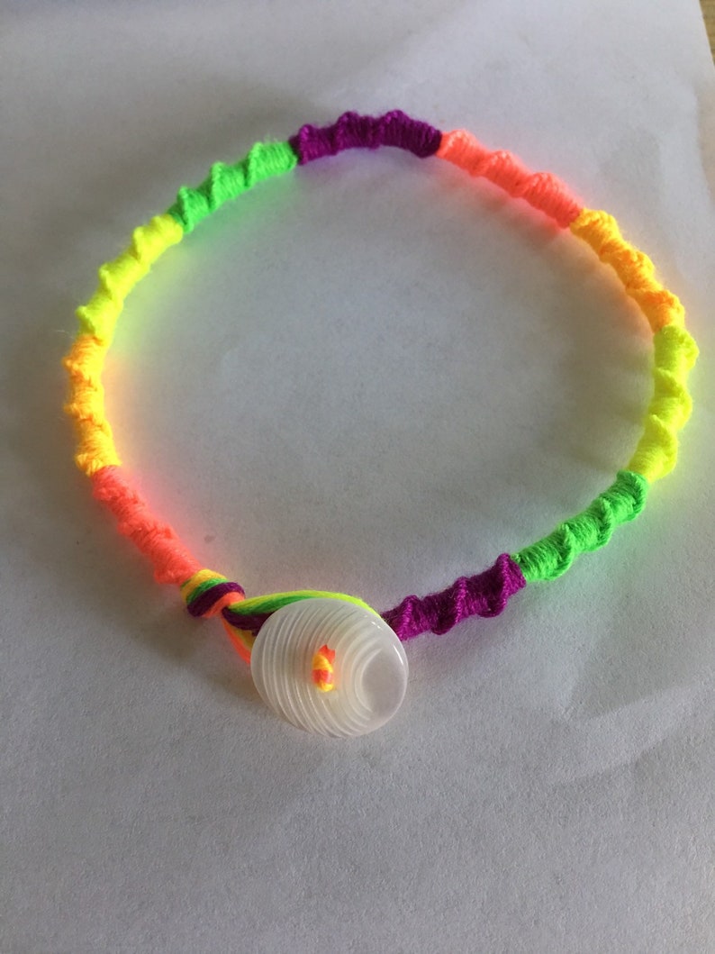 L-XXL Rainbow Spiral BraceletAnklet