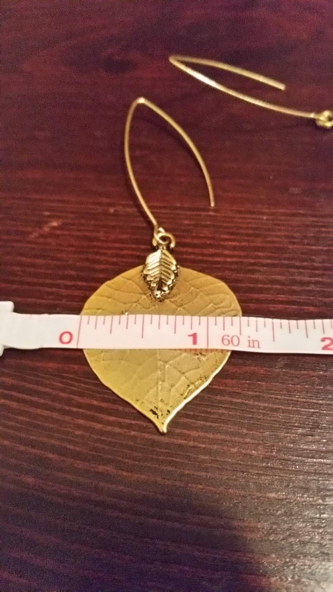 Pot Leaf Charm Dangle Earrings main image 0