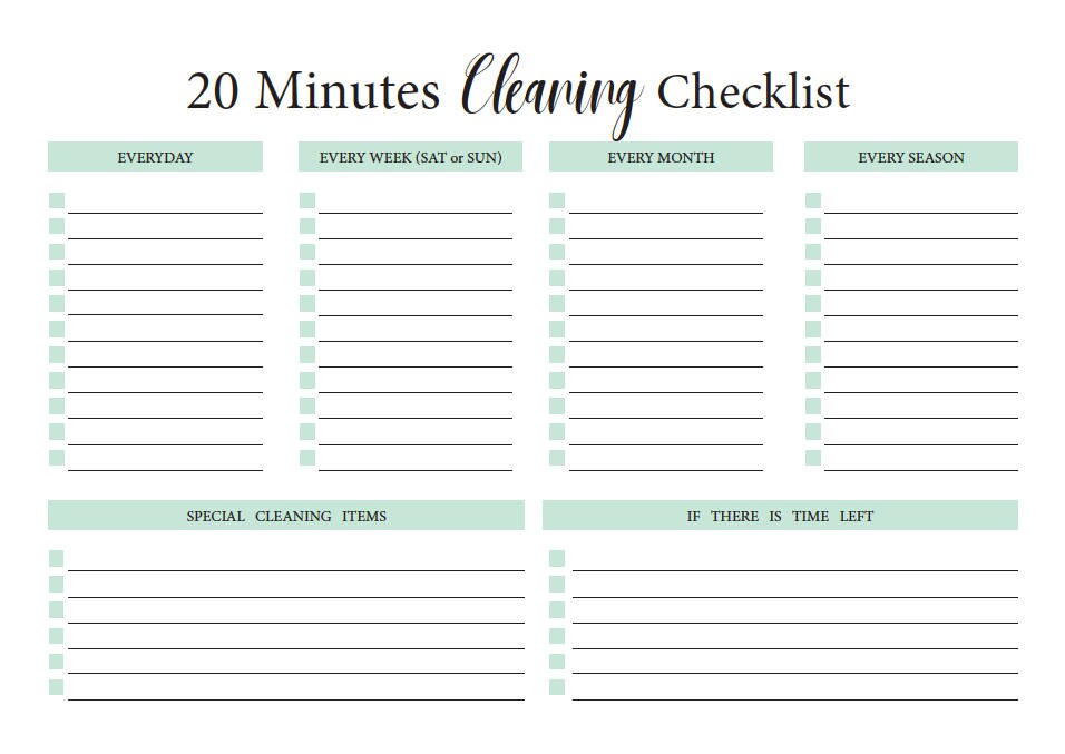 cleaning-checklist-yearly-cleaning-checklist-20-minutes-cleaning-checklist-monthly-cleaning-cleaning-chore-planner-etsy-canada