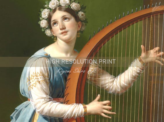 St Cecilia Artwork by Famous Belgian Artist Fanny Paelinck
