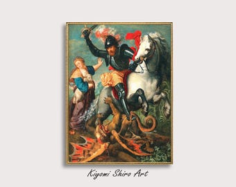 絵画 MICHAEL\"S passage of the soul ! Saint michael weighing a soul hi-res stock photography and