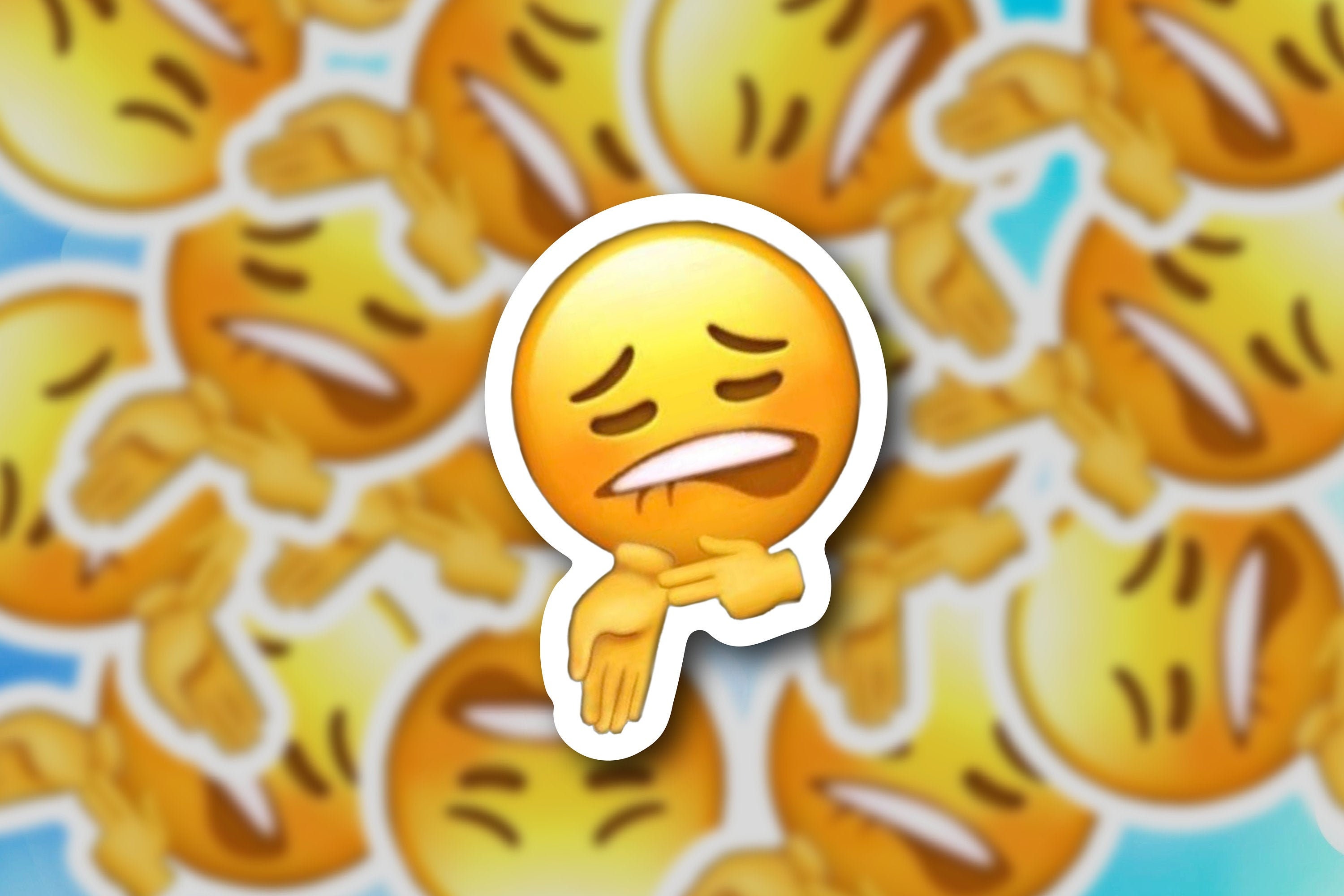SHEESH Emoji Meme Sticker wetterfest und wasserfest | Etsy
