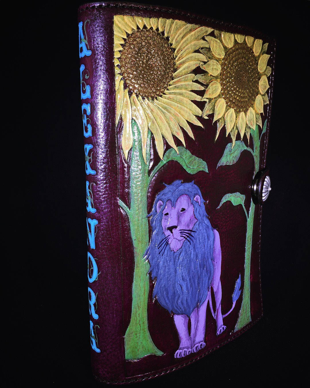 Leather Book Cover Etsy