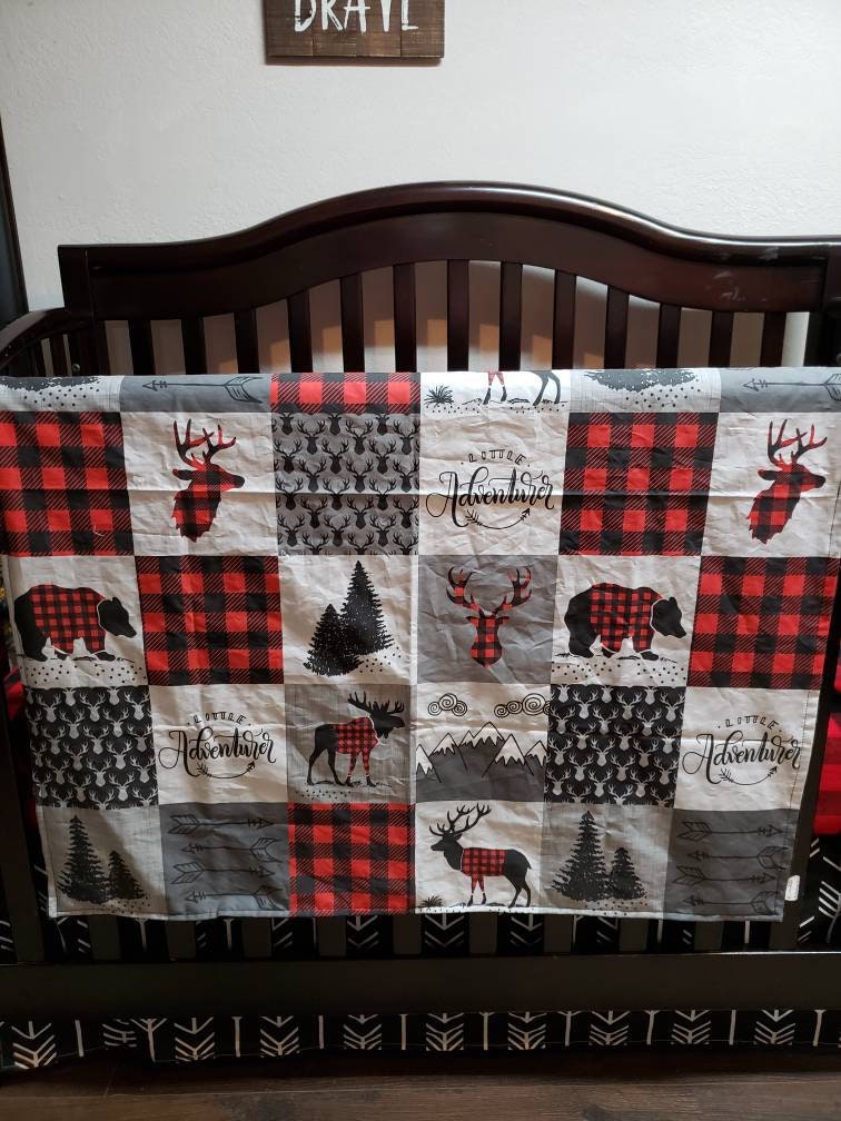 Plaid nursery bedding hotsell
