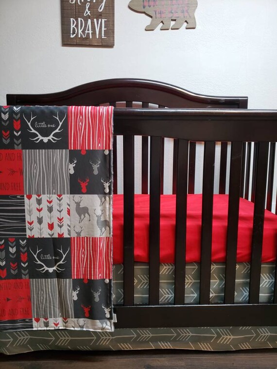 Special Price Next Day Ship Little Man Blanket Anthlers Etsy