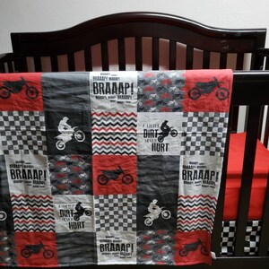 Motorcycle Crib Bedding Set Boy Nursery Bedding Motorcycle