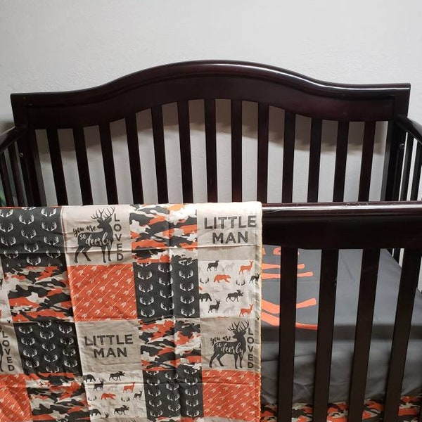 Crib Bedding Set Boy Etsy