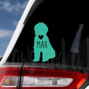 Goldendoodle Decal, Dog Decal, Car Sticker, Goldendoodle Sticker, Goldendoodle Car Decal, Golden Doodle Decal, Golden Doodle Mom, Doodle Mom