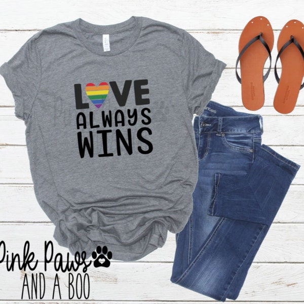Love Wins Sweatshirt - Classic Adult Unisex Casual Comfort