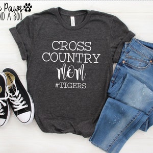 Cross Country Mom T-shirt, Cross Country Mom Shirt, XC Mom Shirt, High School Cross Country shirt, Cross Country Dad, Personalized Shirt