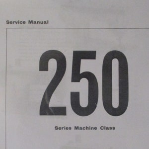 Singer 250 Series Sewing Machine Service Repair Adjuster Manual Book + Parts List 252 257 258 259 How To Set Time Timing Tension Replace