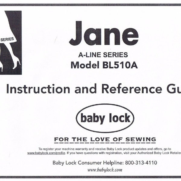 Used Baby Lock Sewing Machine Etsy