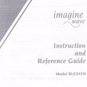 Imagine Wave BLE3ATW BabyLock Overlock Serger Machine User Guide Owner Operating Instruction Manual Book How To 4 3 2 Thread Set Tension Sew