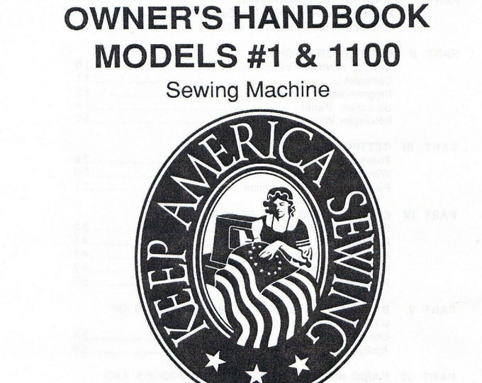 Digital PDF Husqvarna Viking 1 1200 1100 Sewing Machine Owners Handbook